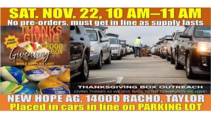 Downriver Thanksgiving Food Box Giveaway