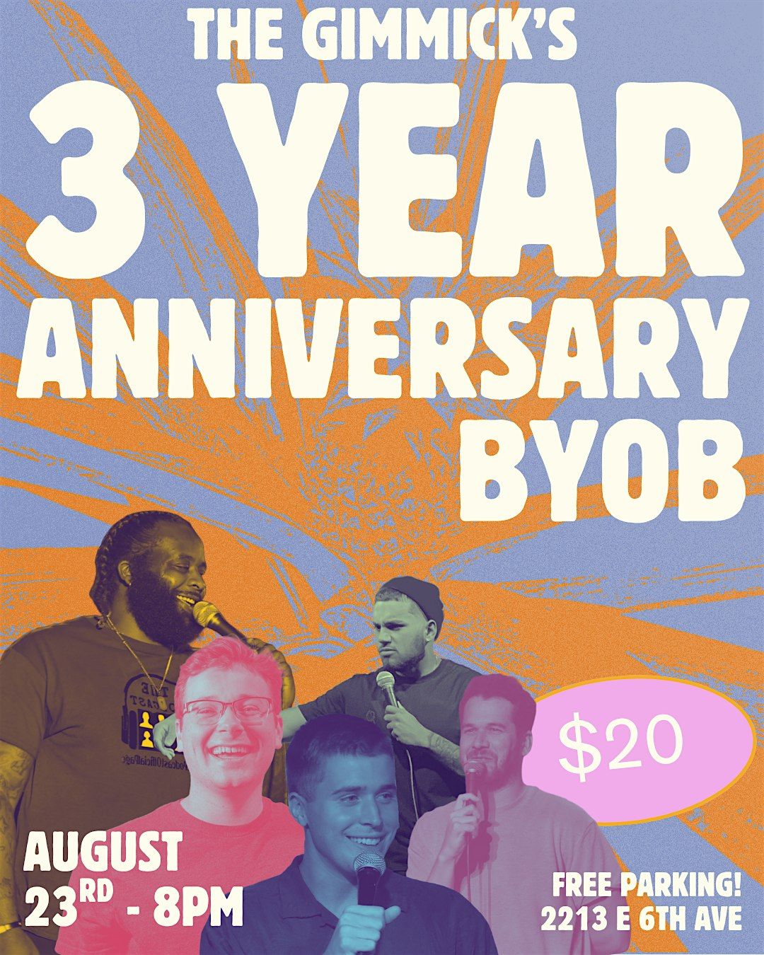 THE GIMMICK'S THREE YEAR ANNIVERSARY!
