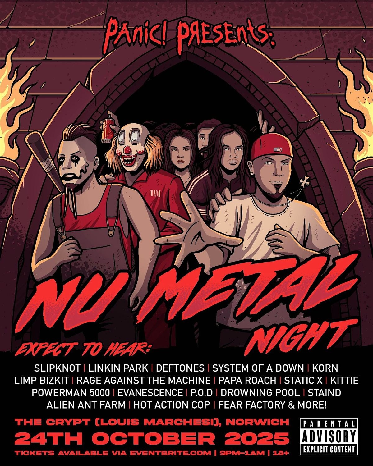 PANIC! Presents: Nu-Metal Night !