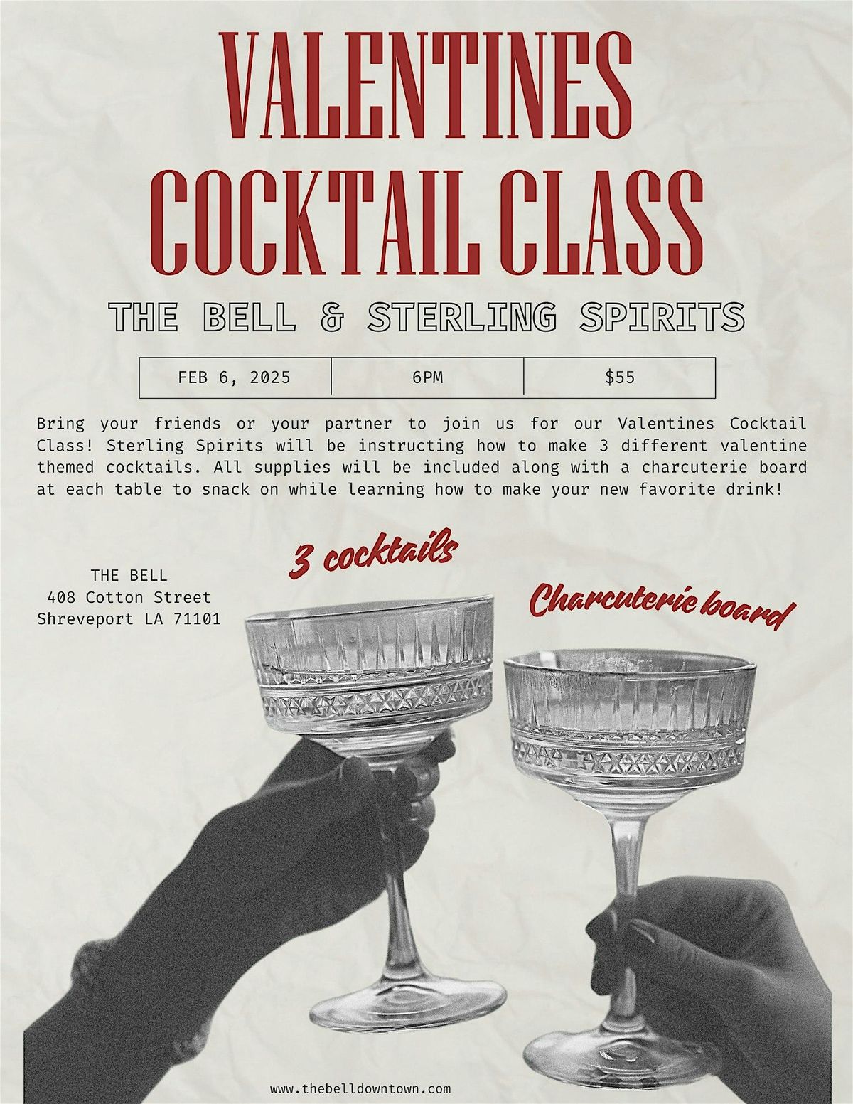 Valentines Cocktail Class