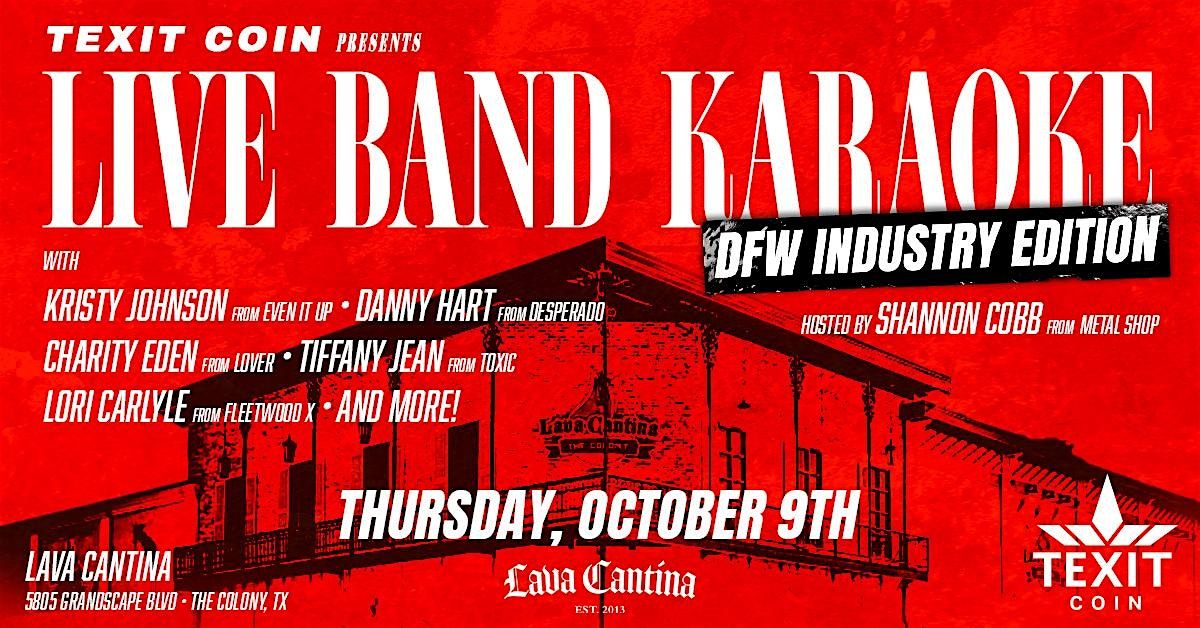 Live Band Karaoke with MULTIPLE TRIBUTE GUESTS - Hosted by Shannon Cobb