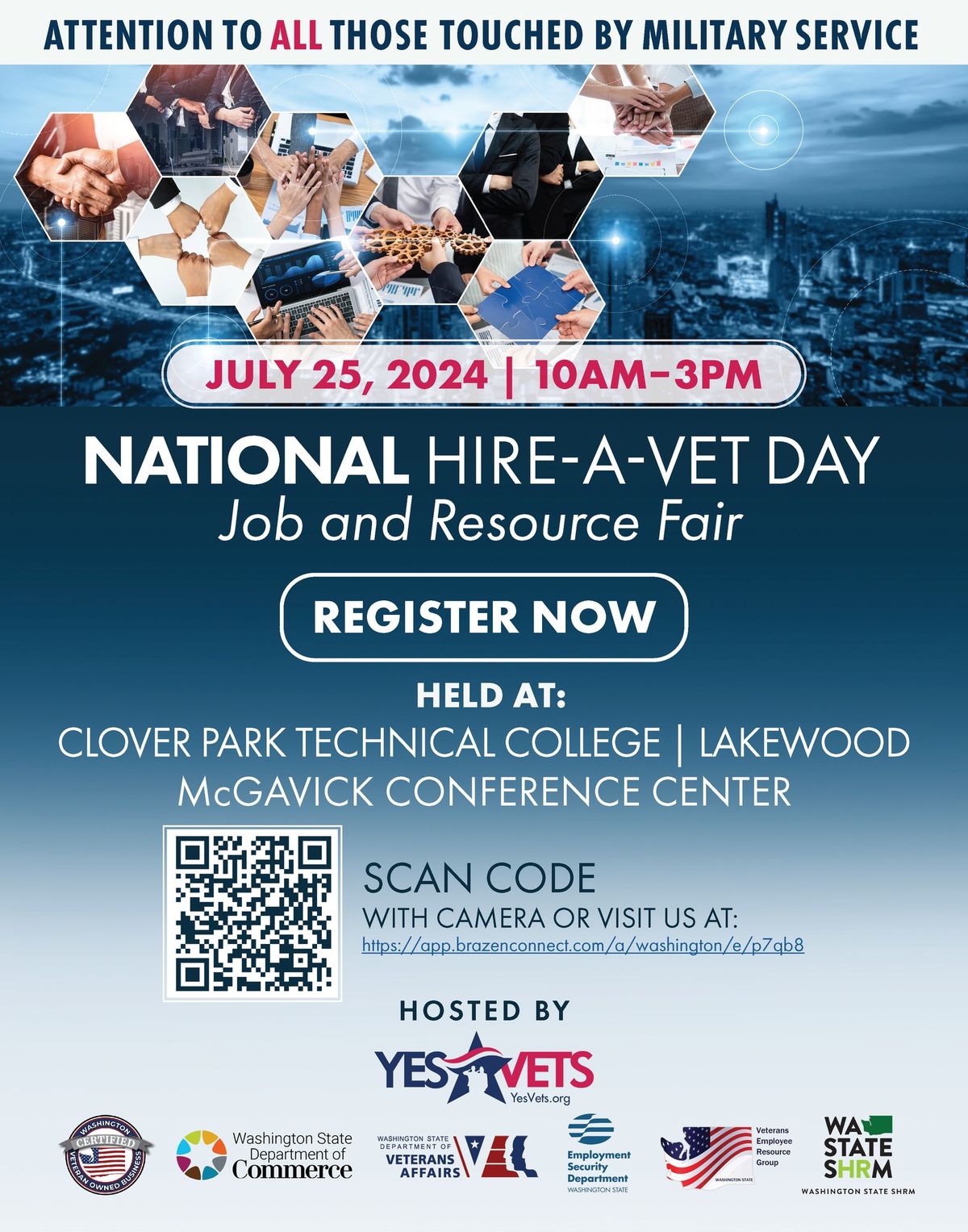 National Hire-a-Vet Day Job and Resource Fair 2024 - YesVets - Washington State