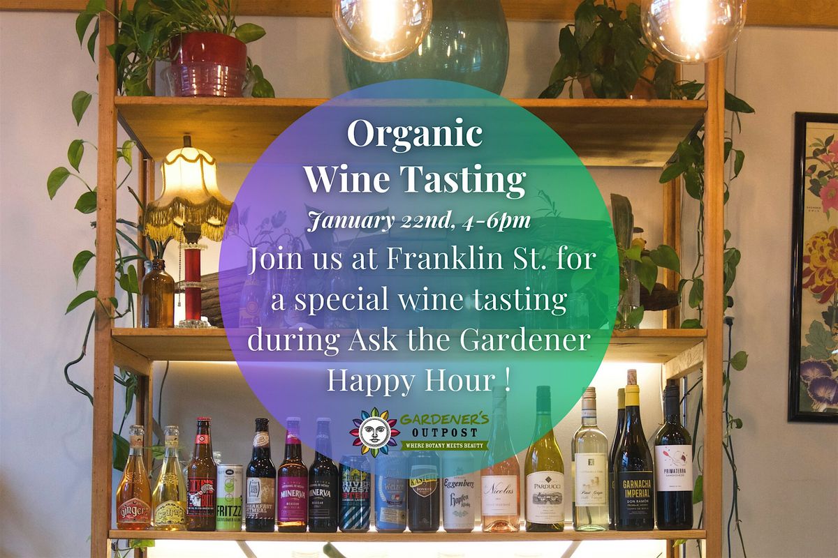 Organic Wine Tasting