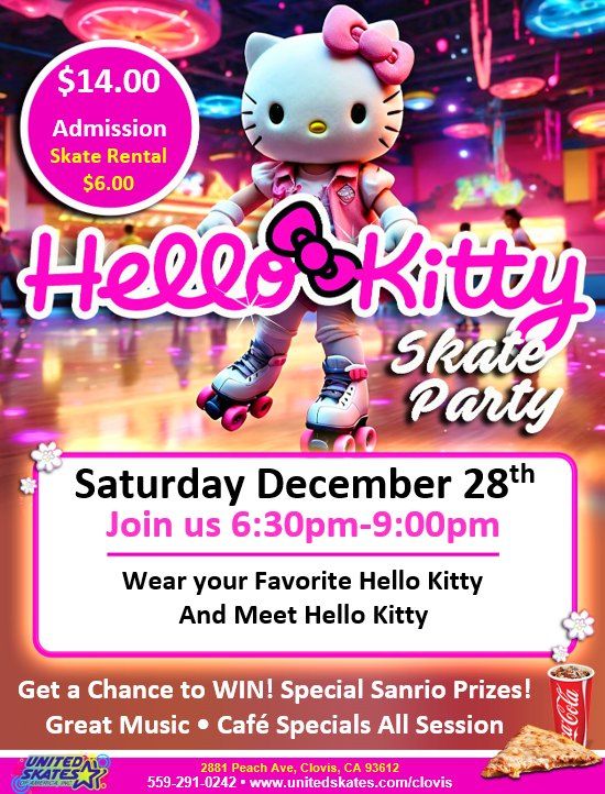 Hello Kitty Skate Party 