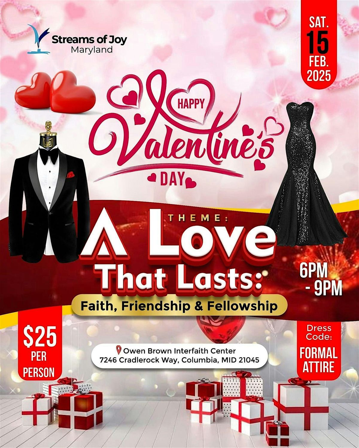 Valentine's Day Gala: A Love That Lasts - Faith, Friendship & Fellowship