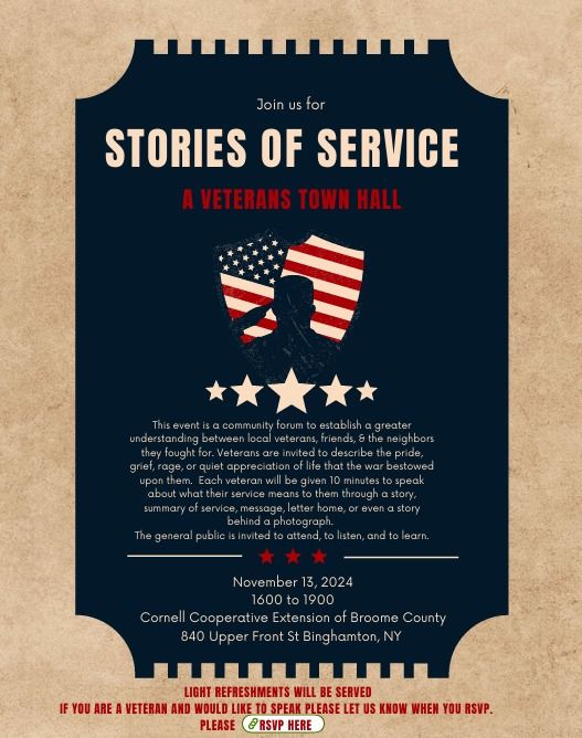 STORIES OF SERVICE - A VETERAN TOWN HALL EVENT