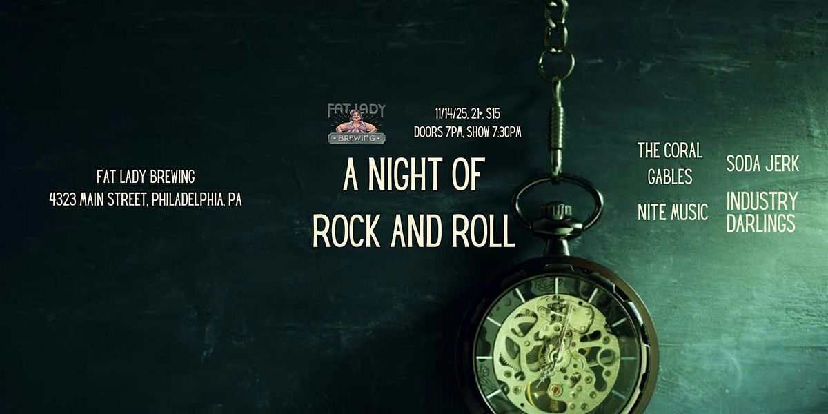 Industry Darlings, Nite Music, The Coral Gables, and Soda Jerk