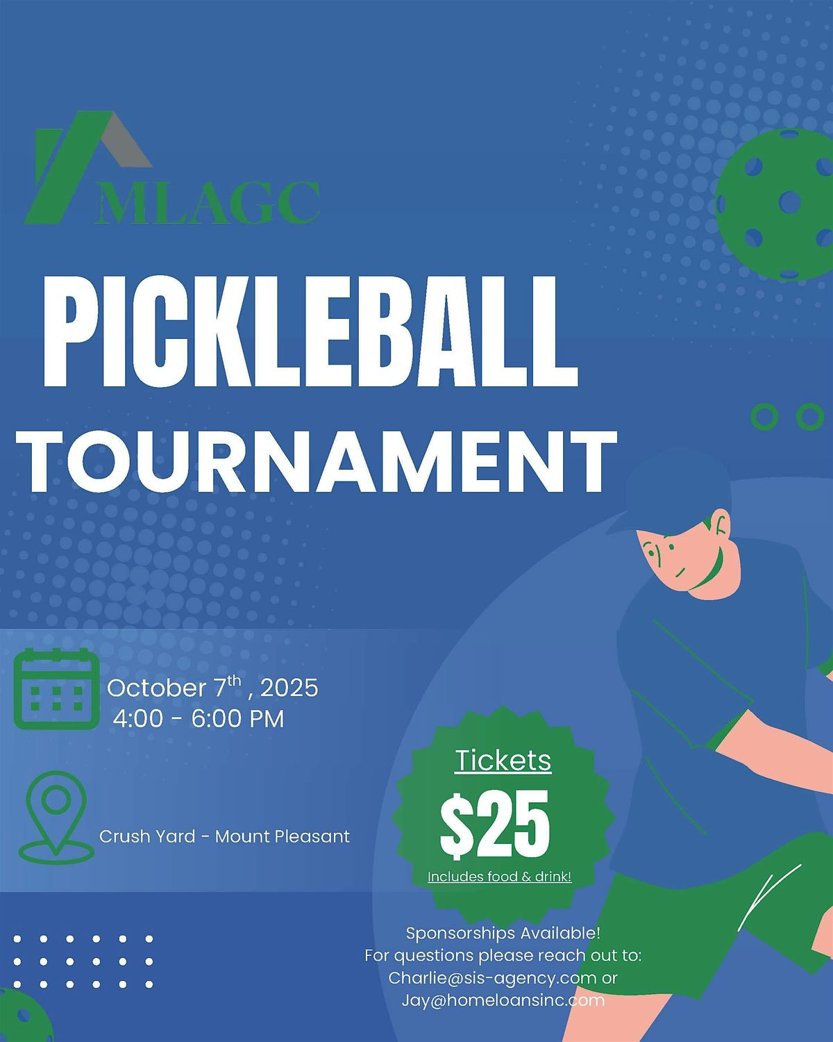 Mortgage Lenders Association of Greater Charleston Pickleball Tournament