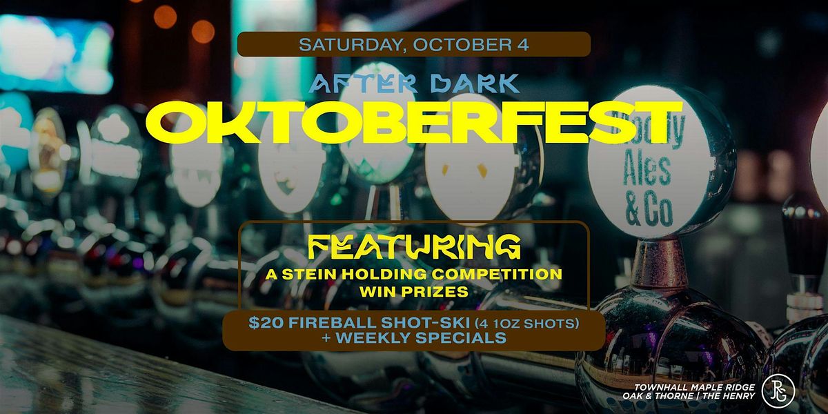 AFTER DARK OKTOBERFEST
