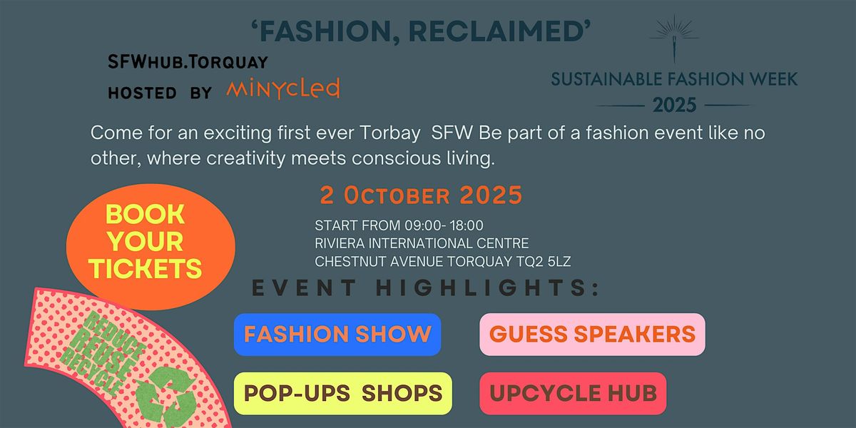 Torbay Sustainable Fashion Week Hub 2025