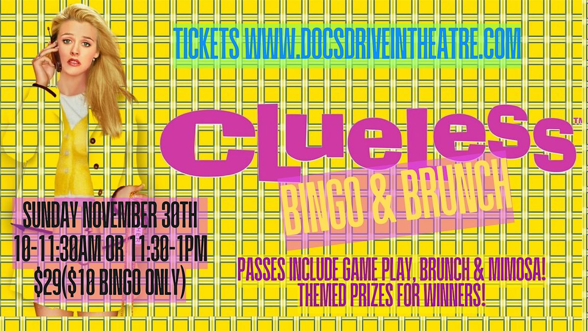 Clueless Bingo & Brunch at the Speakeasy