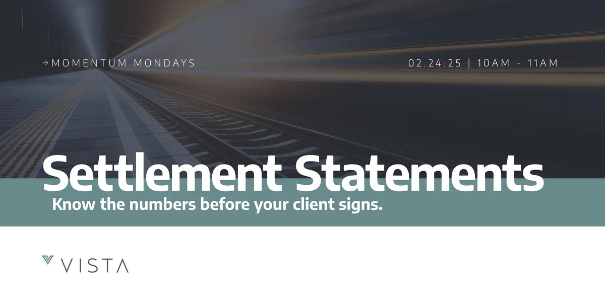 Momentum Mondays: Settlement Statements