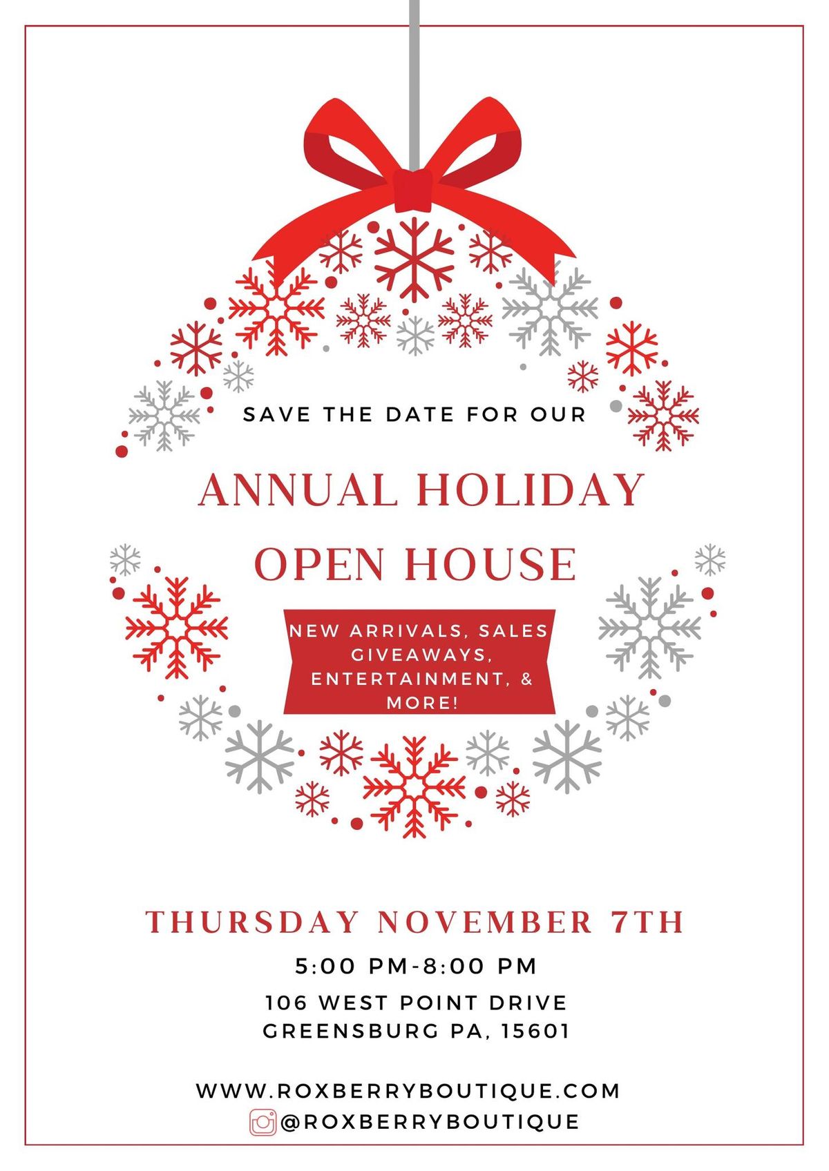 Holiday Open House 