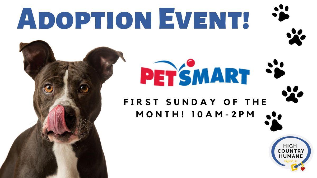 Monthly Petsmart Adoption Event