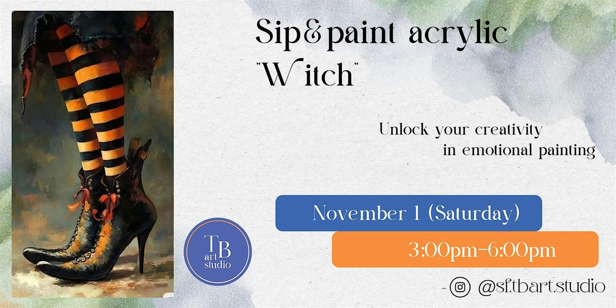 Paint and Sip Class -"Witch"