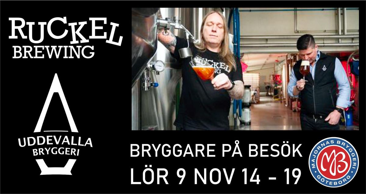 Bryggare p\u00e5 bes\u00f6k - Ruckel Brewing & Uddevalla Bryggeri