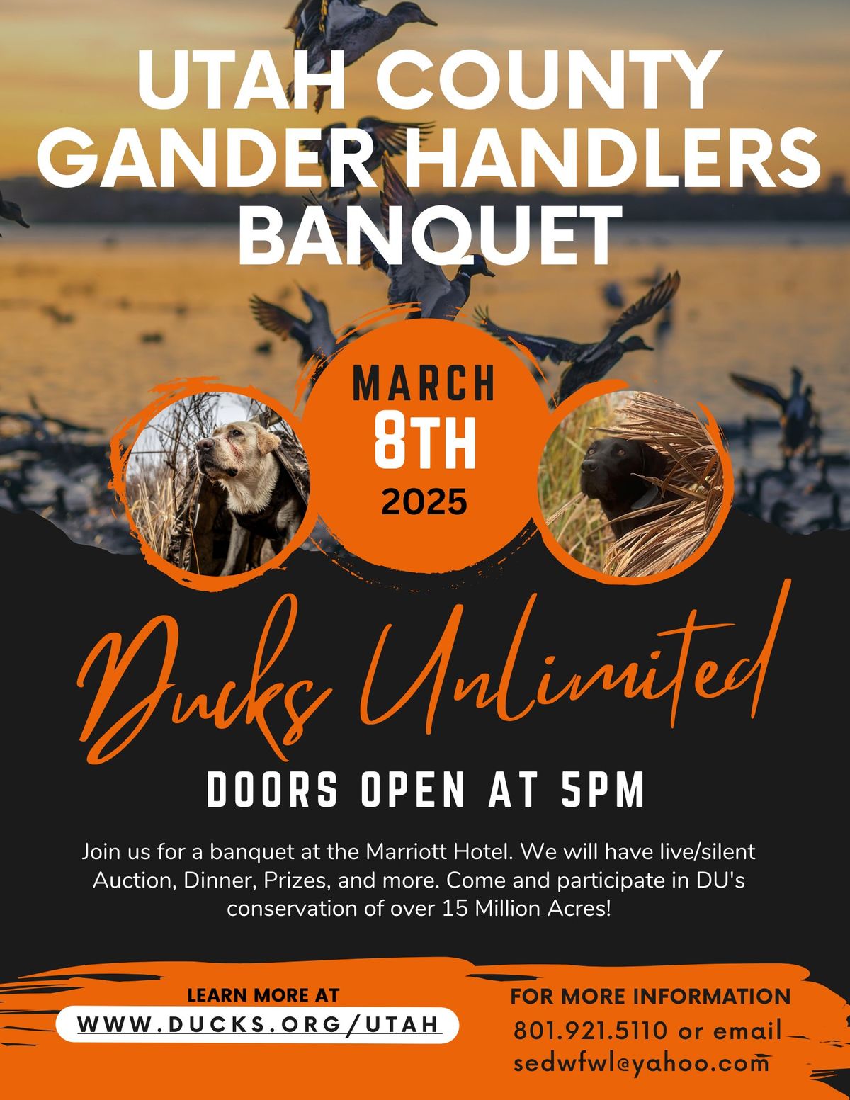 Gander Handlers Ducks Unlimited Banquet