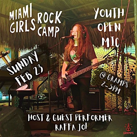 Miami Girls Rock Camp Youth Open Mic