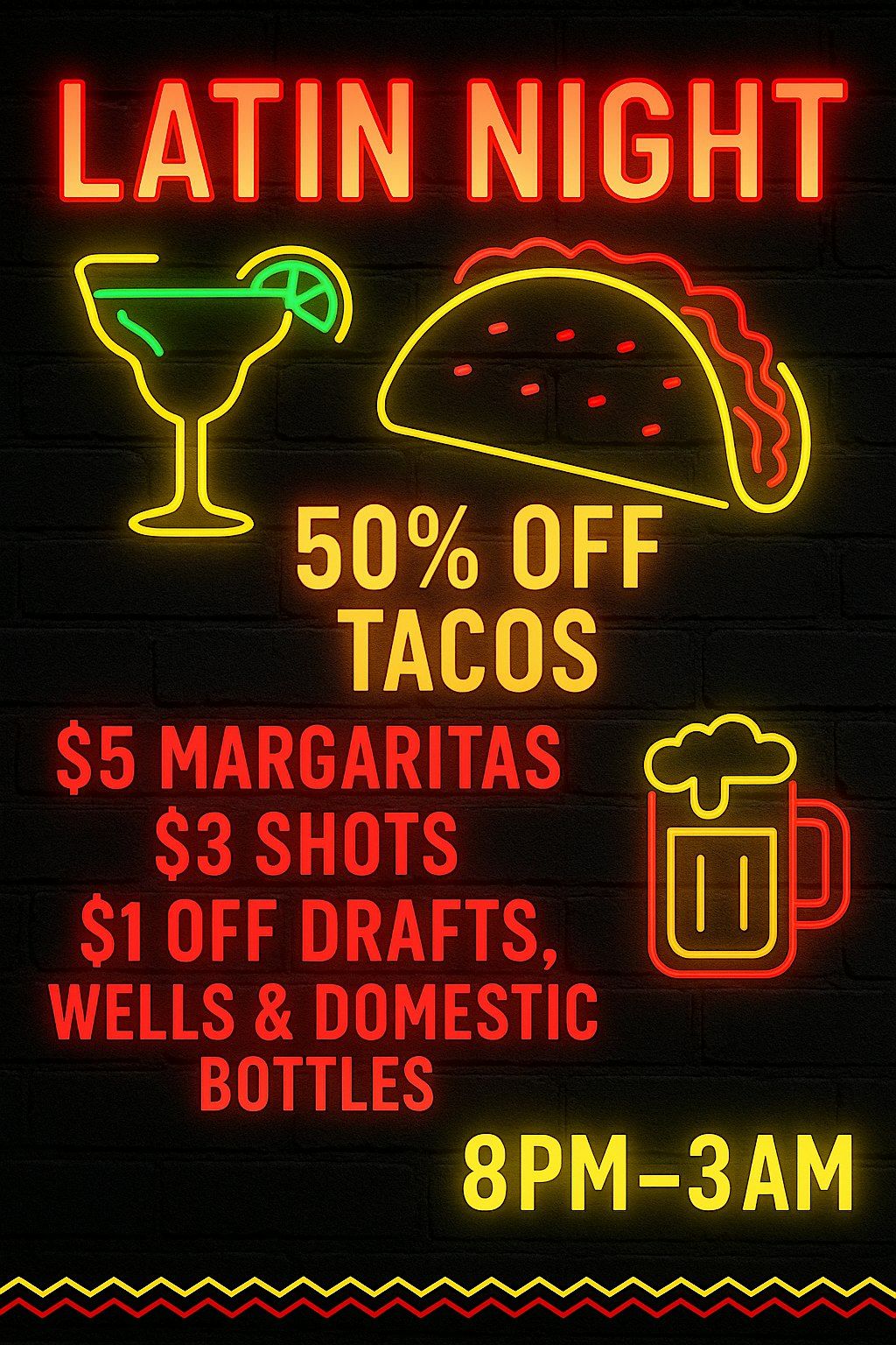 Latin Night - Every Thursday 8-3am