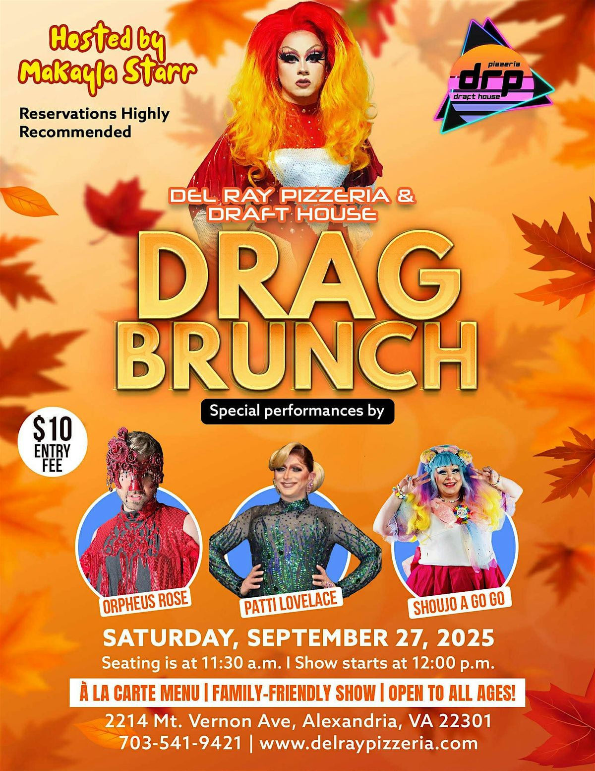 September Drag Brunch at DRP