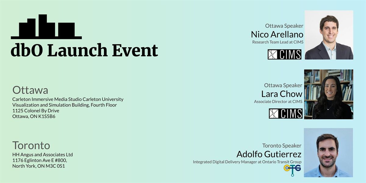 Digital Built Ontario Launch Event - Ottawa Location