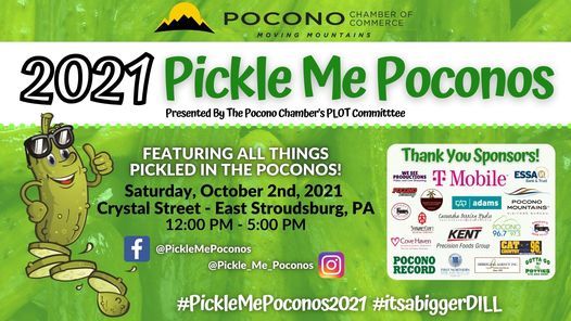 2021 Pickle Me Poconos Festival Crystal St East Stroudsburg Pa 18301 United States 2 October 2021
