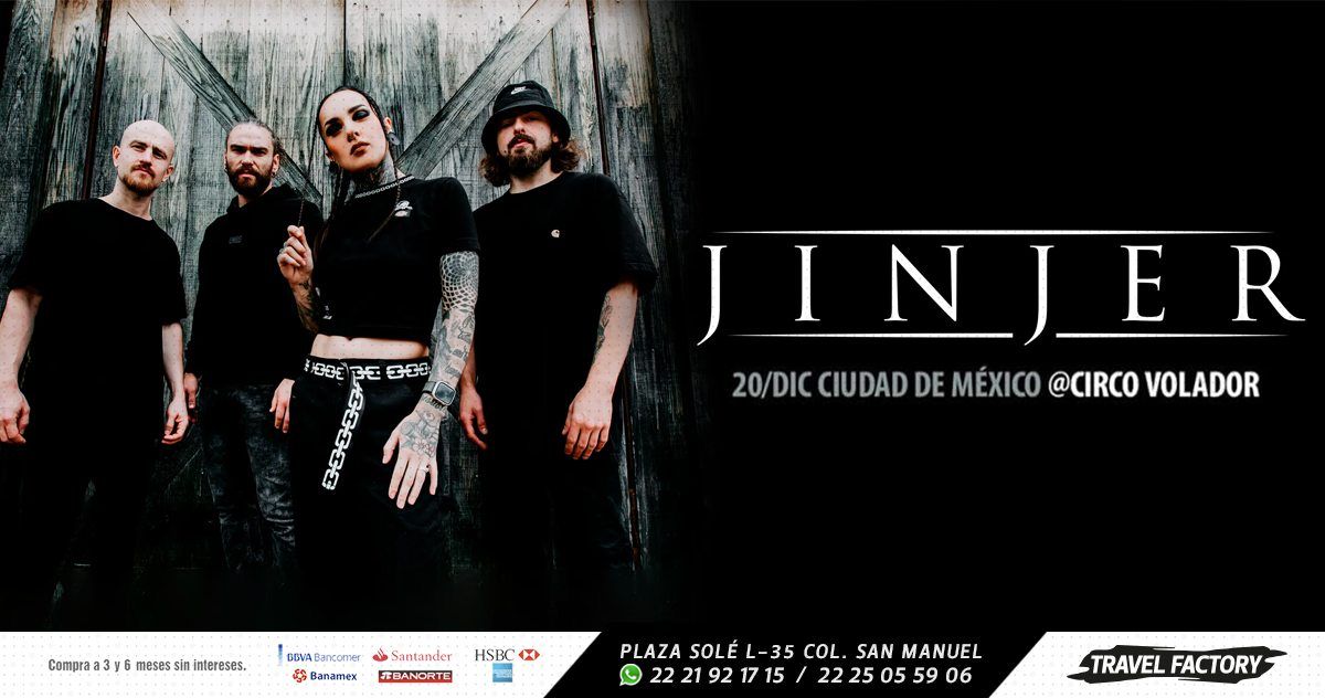 Jinjer \/ Tour desde Puebla