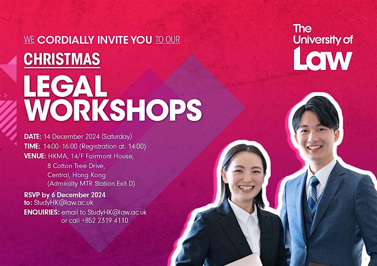 Christmas Legal Workshops