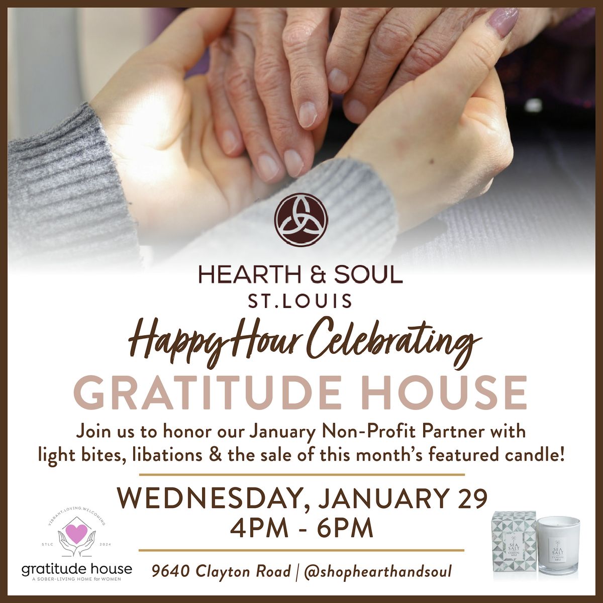 Happy Hour Celebrating Gratitude House