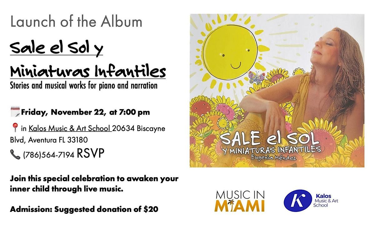 Sale el Sol & Miniatura Infantiles  Album Launch