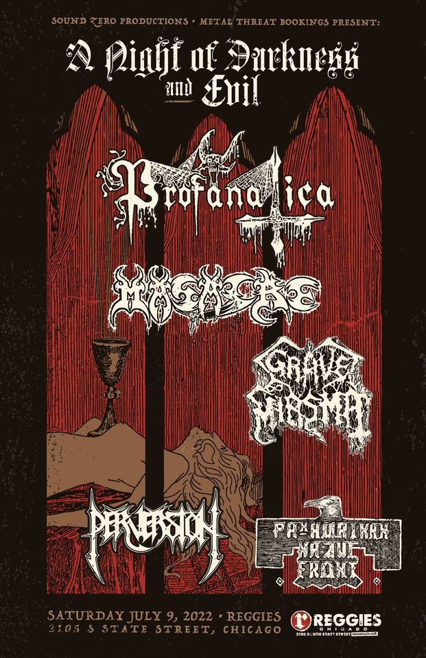 PROFANATICA\/ MASACRE\/ GRAVE MIASMA\/ ARES KINGDOM\/ PAN-AMERIKAN NATIVE FRONT