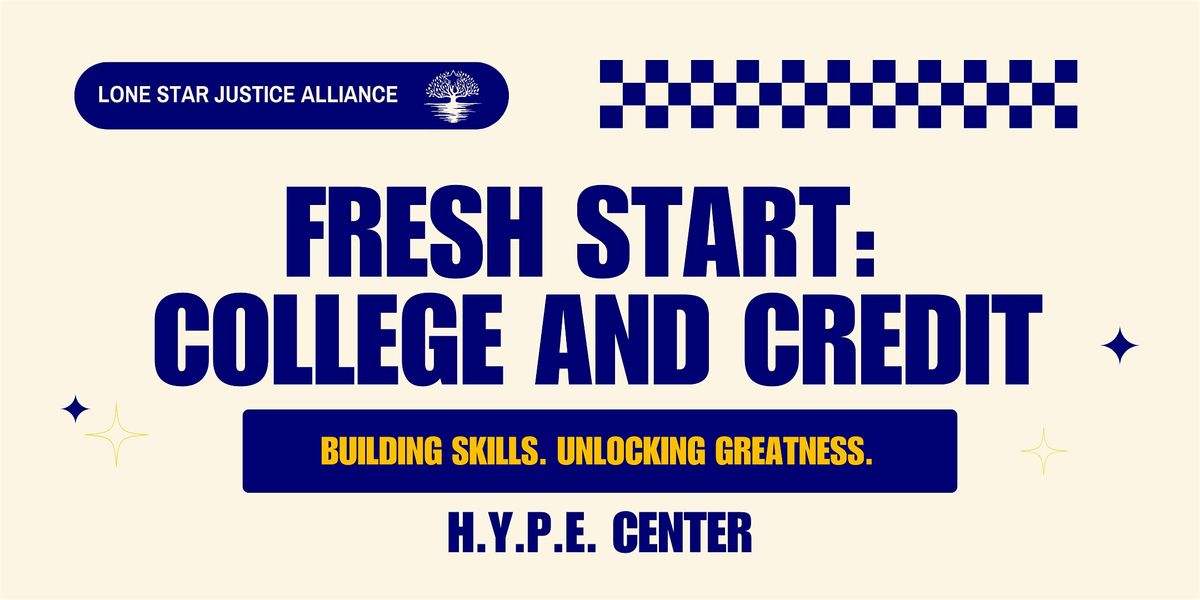Fresh Start:  College & Credit