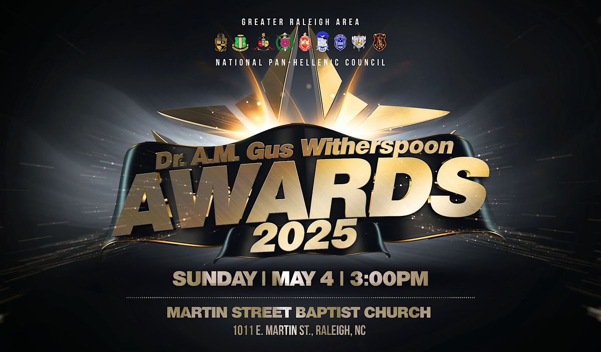 31st Annual A.M. "Gus" Witherspoon Community Recognition Awards Program