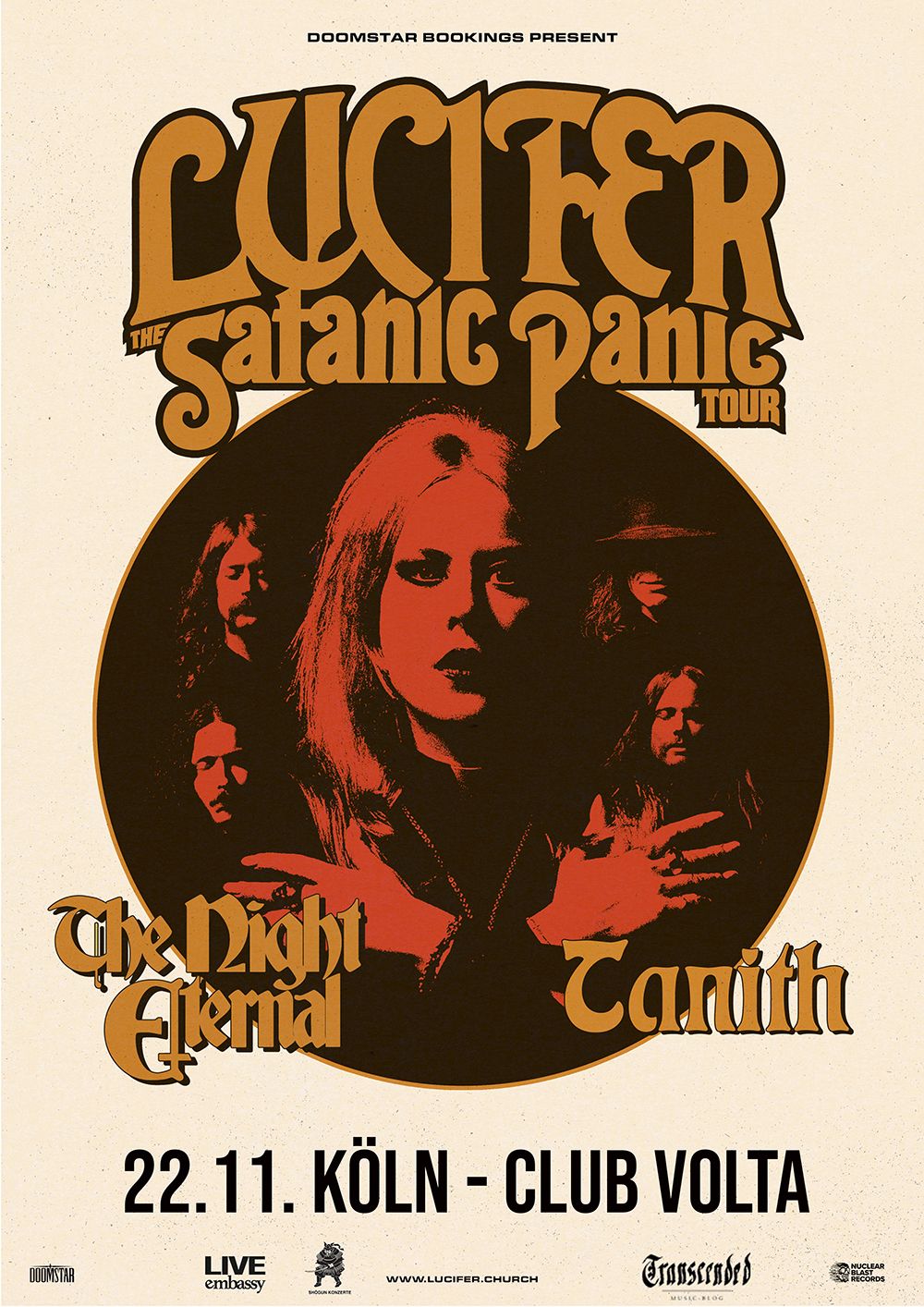 Lucifer, The Night Eternal, Tanith - Club Volta K\u00f6ln