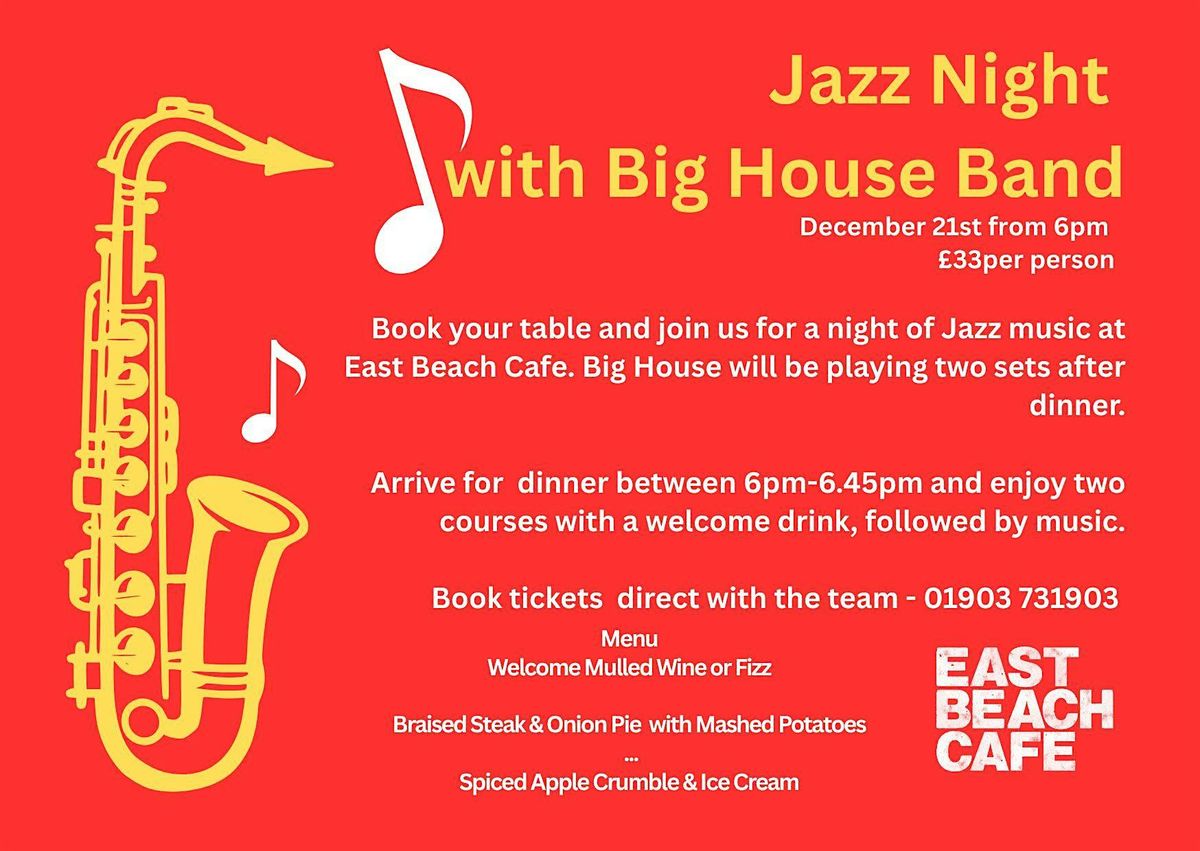 December Jazz Night at East Beach Cafe