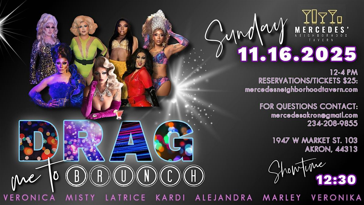 Drag Me to Brunch! A Drag Brunch at Mercedes' Tavern