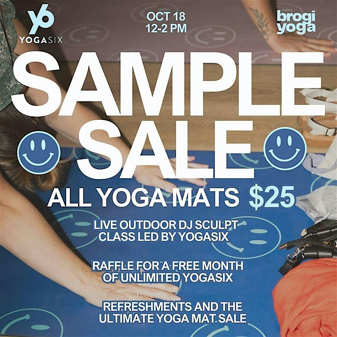 Brogi Yoga Sample Sale with YogaSix