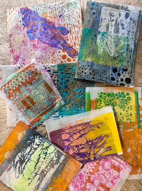 Gelli Print Class (This Class is now Filled) 