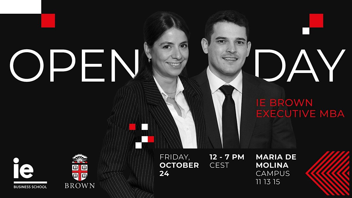 IE Brown Executive MBA Open Day - Madrid