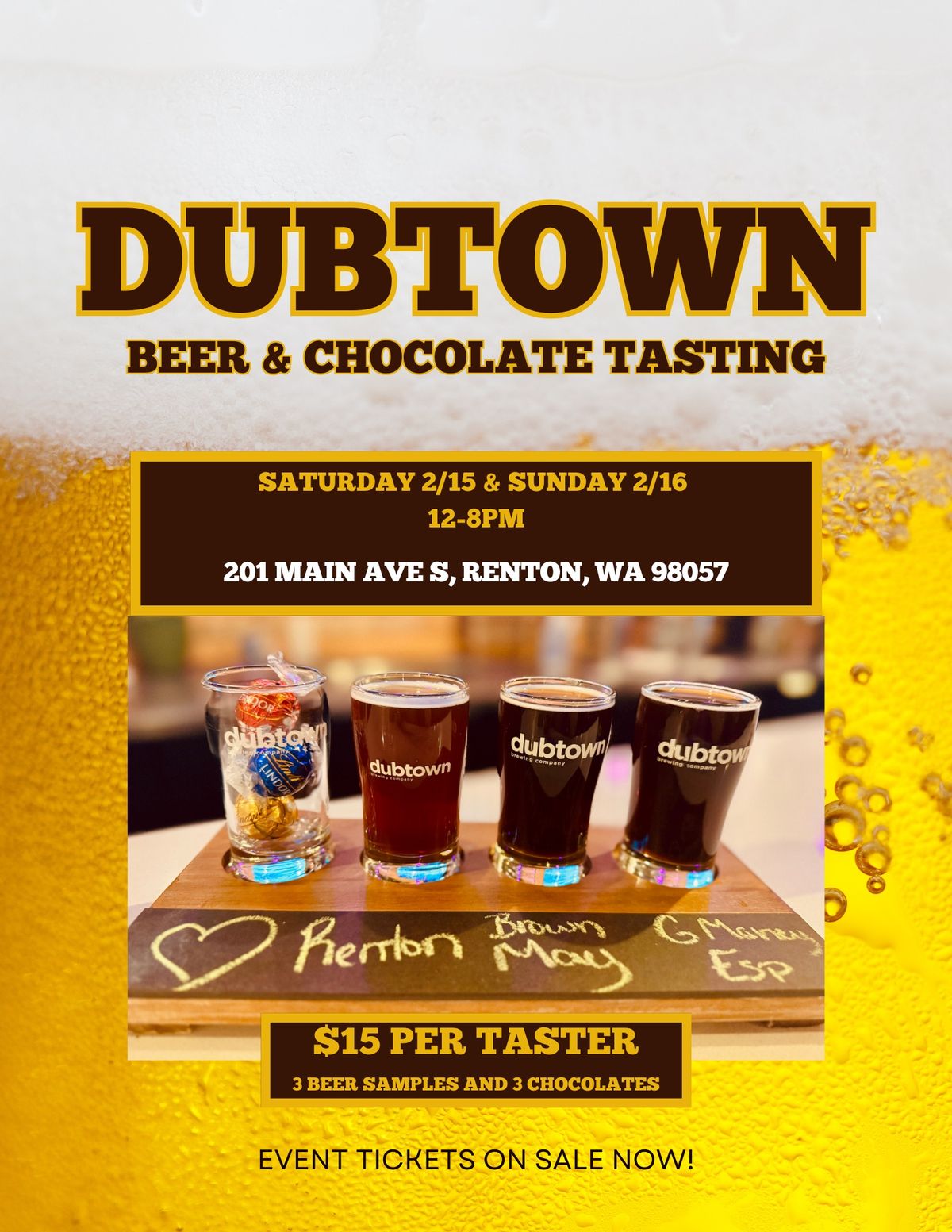 Beer & Chocolate Tasting