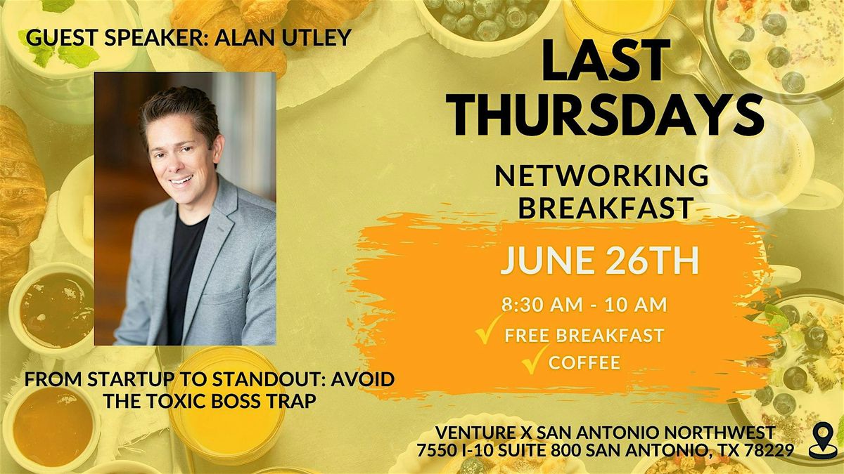 Last Thursday's Networking Breakfast @ Venture X NW