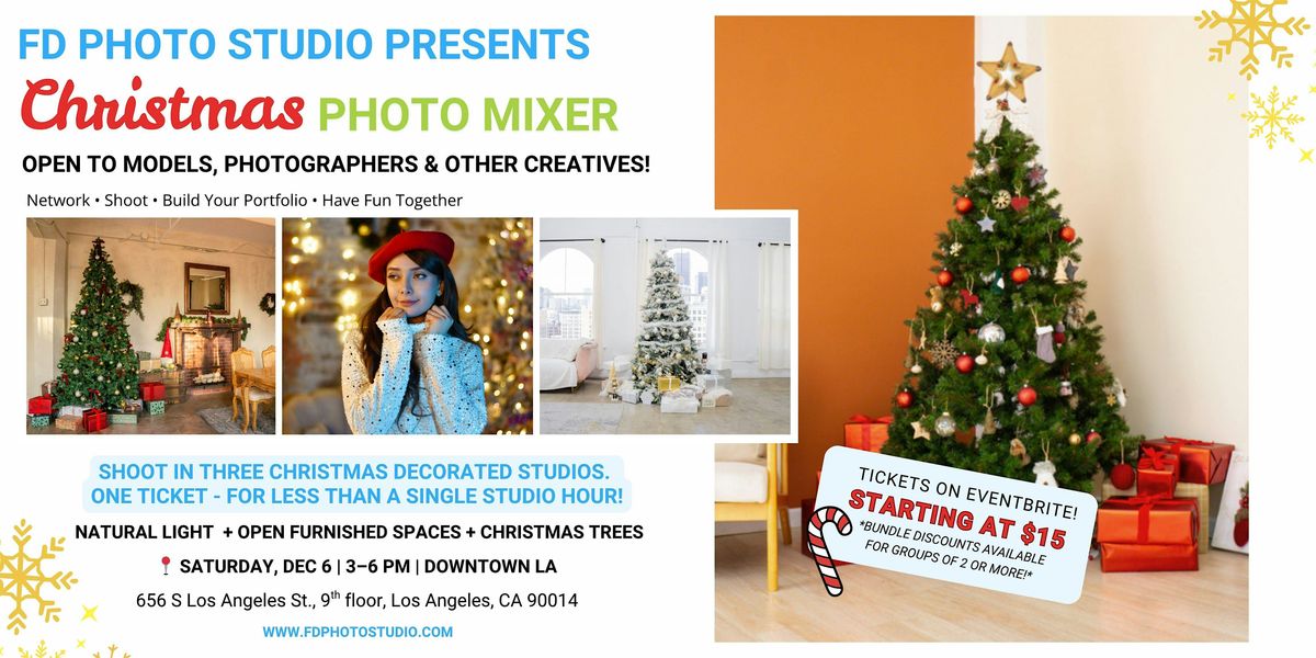 Christmas Photography Mixer Event in Downtown Los Angeles