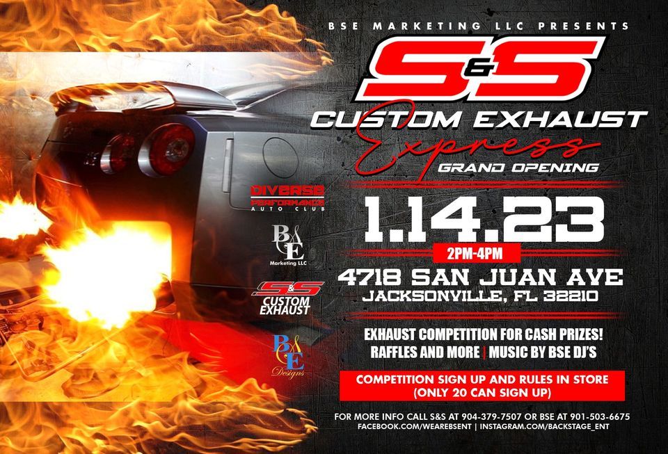 S&S CUSTOM EXHAUST EXPRESS GRAND OPENING, 4718 San Juan Ave