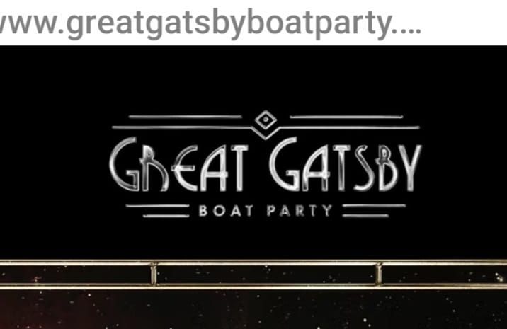 The Great Gatsby Boat party