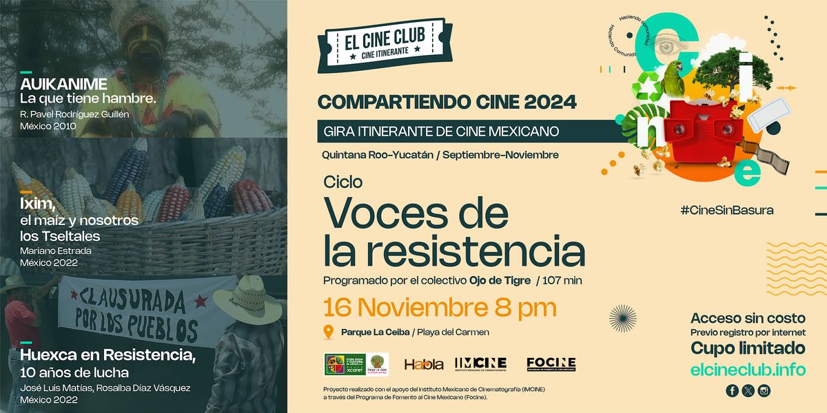 Ciclo Voces de la Resistencia \/ Compartiendo Cine 2024