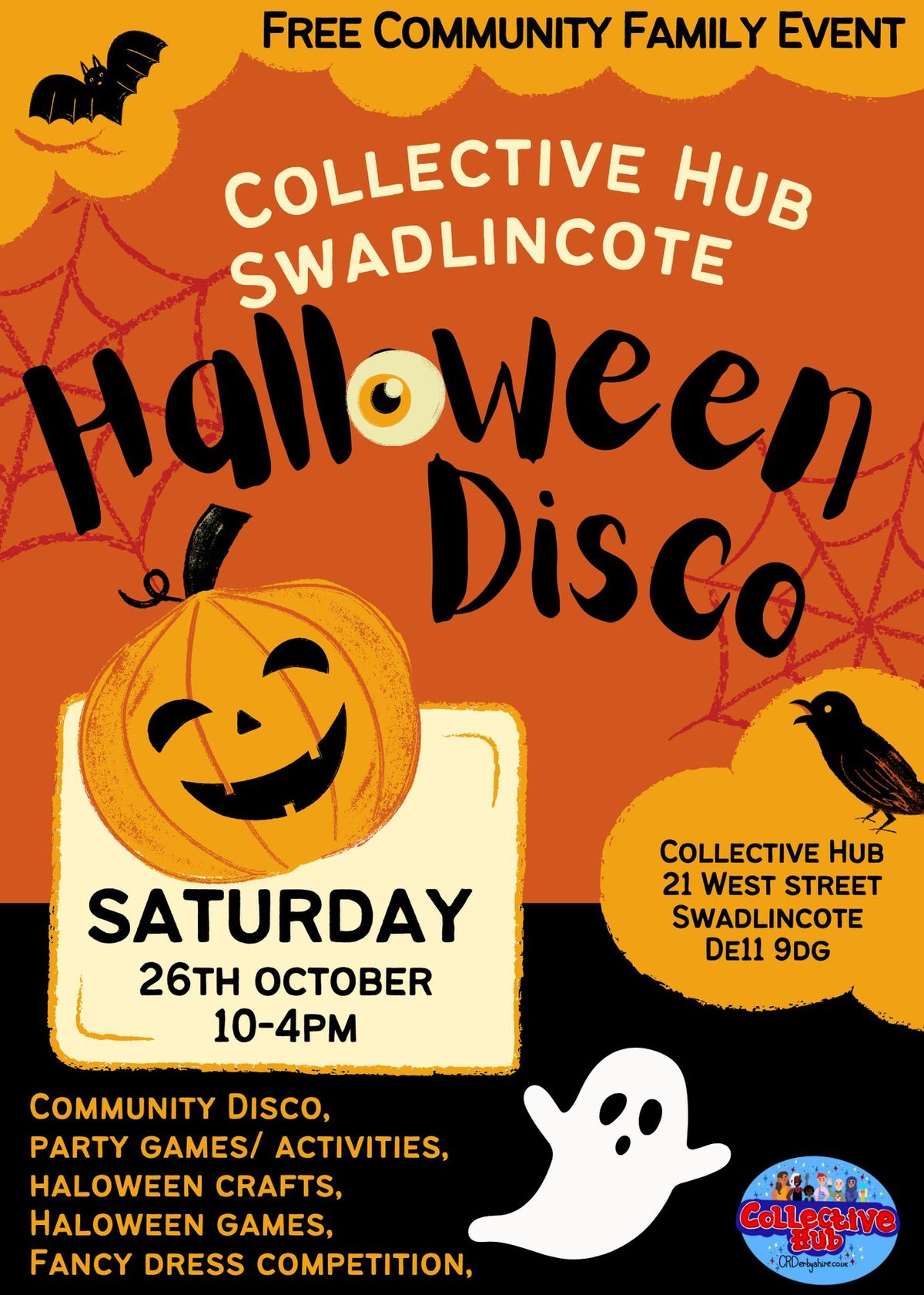 Haloween Disco - Free Family Community Event Swadlincote 