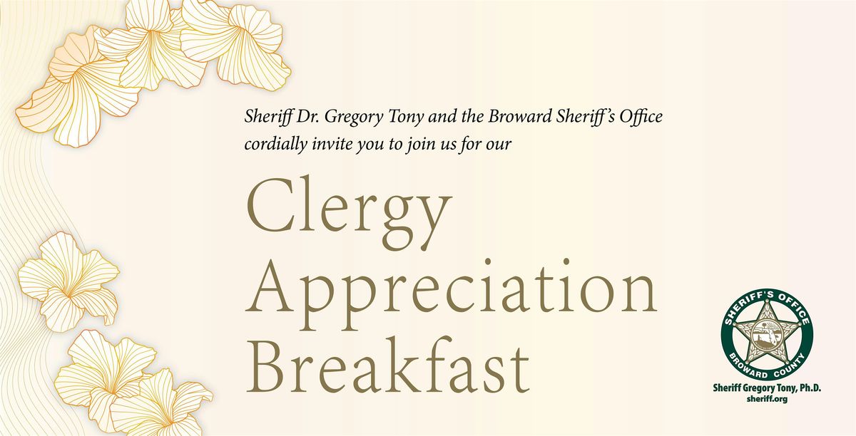 Clergy Appreciation Breakfast
