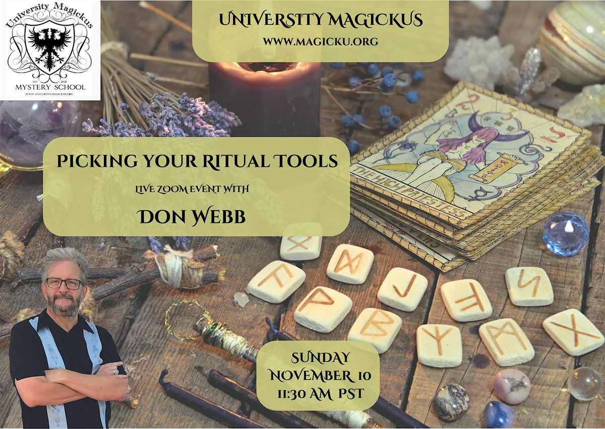 Picking your Ritual Tools with Don Webb