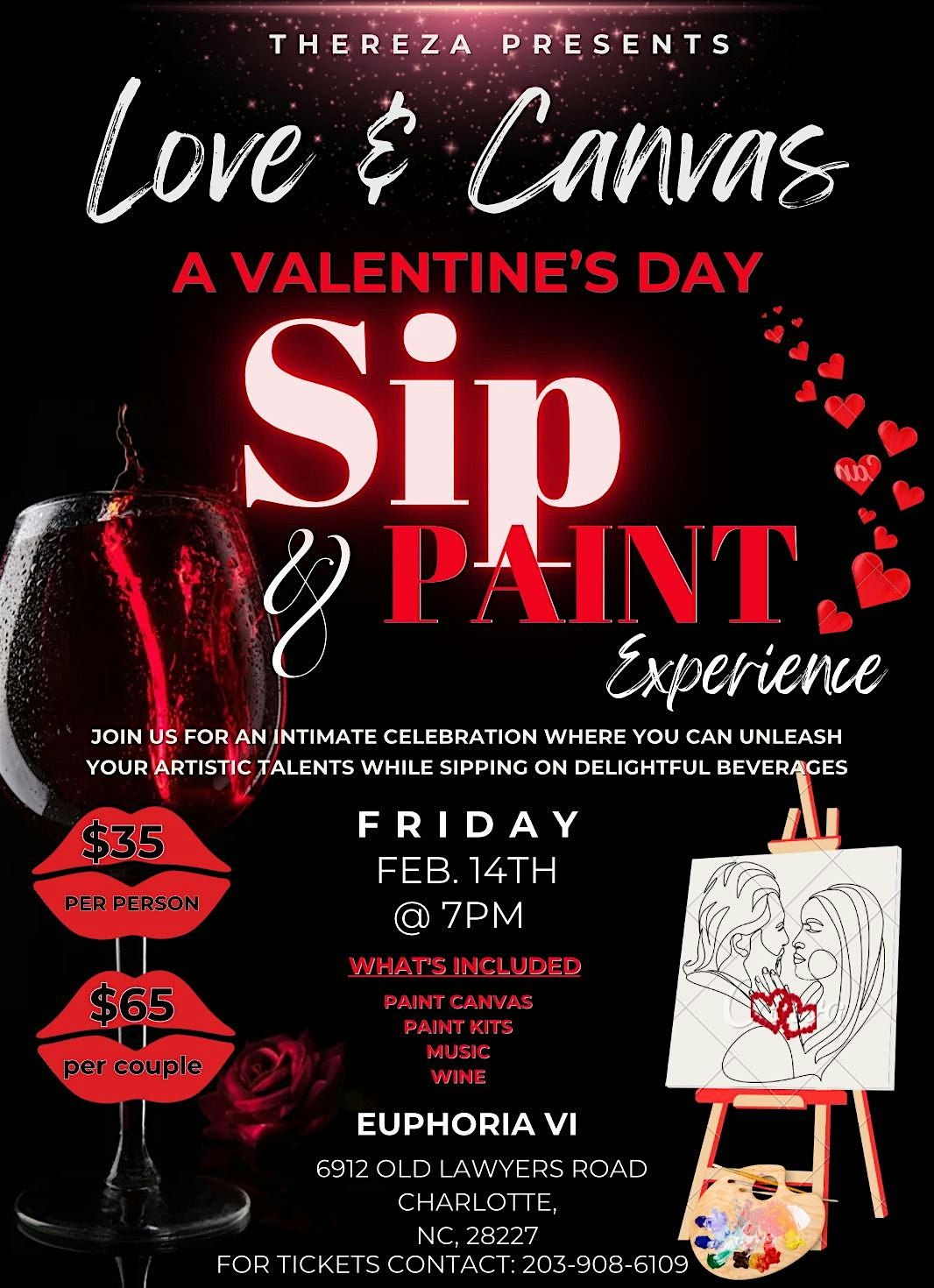 VALENTINES DAY SIP & PAINT