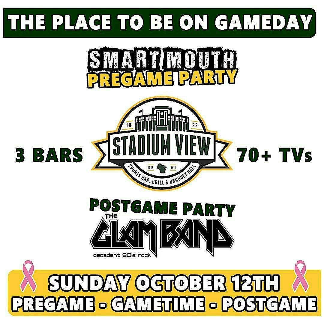Pregame Concert w\/Smart Mouth at Stadium View in Green Bay 10\/12 11a-2:45p